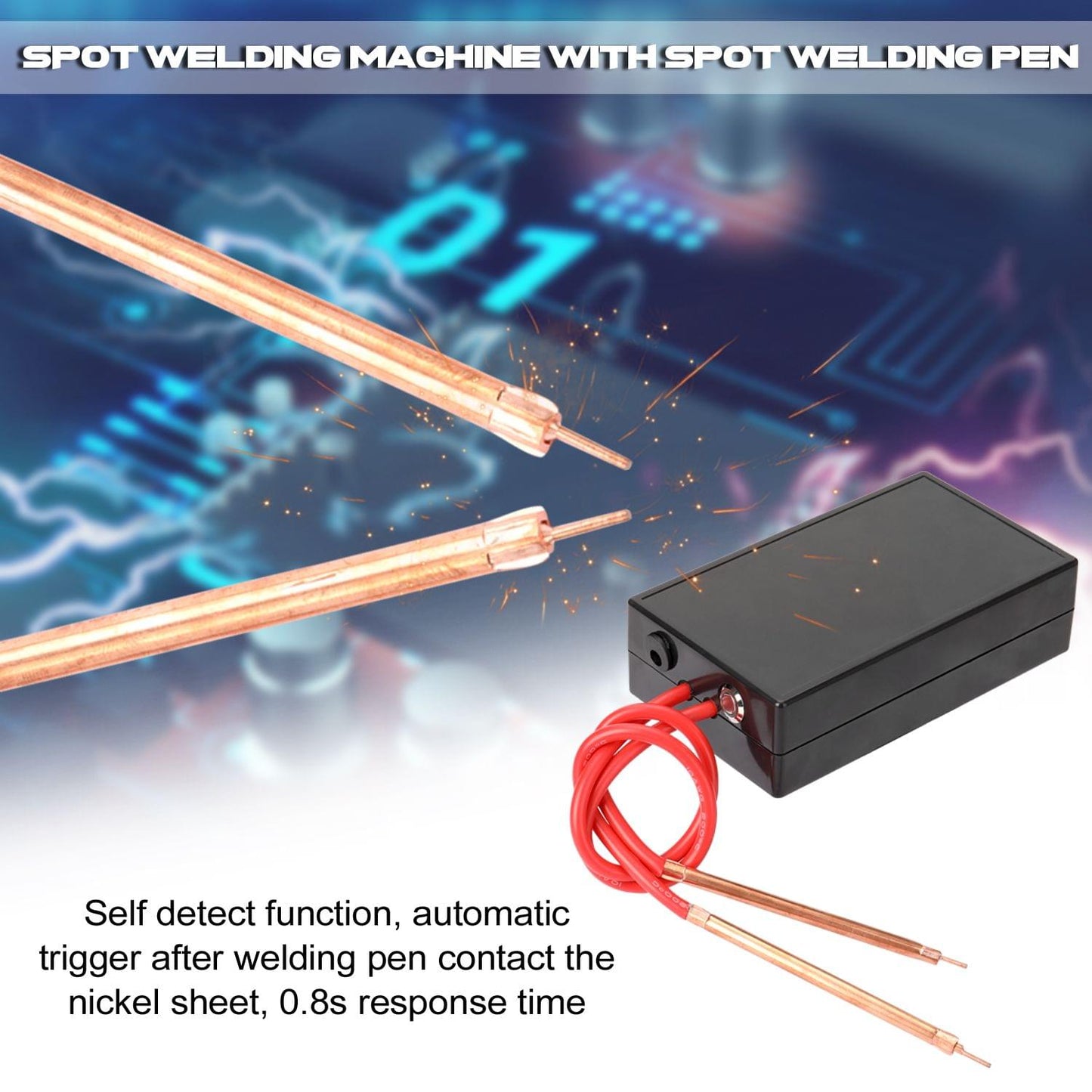Portable 6 Gears Adjustable Mini Spot Welding Machine for