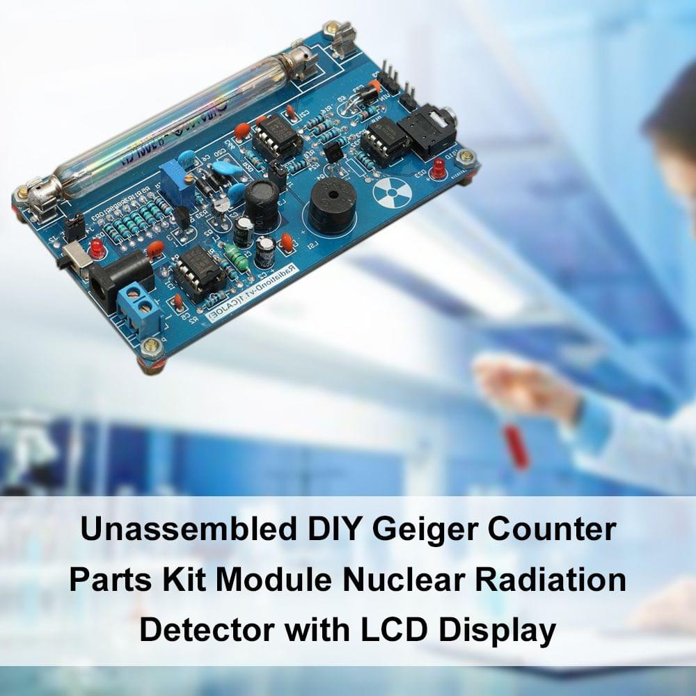 Unassembled DIY Geiger Counter Parts Kit Module Nuclear