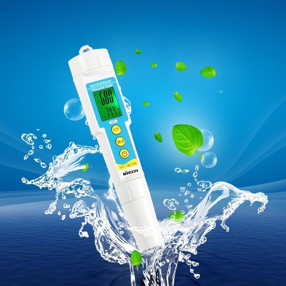 KKmoon Mini Professional 3 in 1 Water Quality Tester