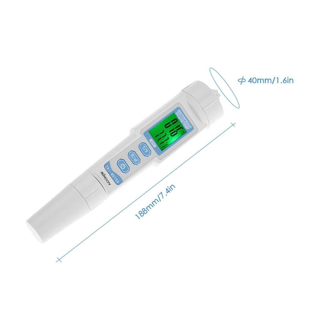 KKmoon New Professional 3 in 1 Multi-parameter Water Quality