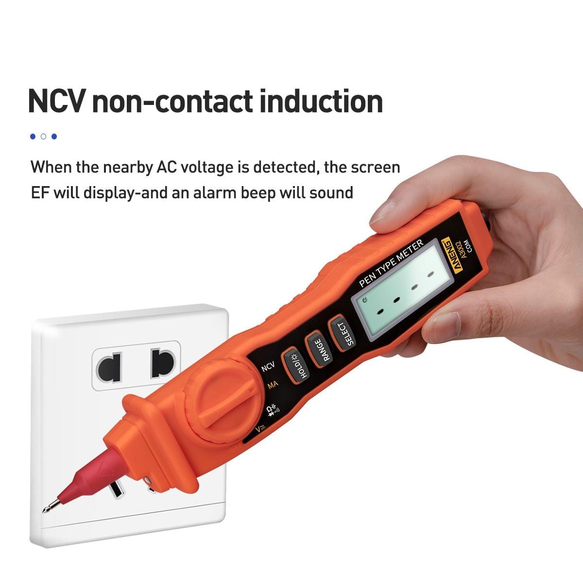 Aneng A3002 Pen Multimeter 4000 Counts Digital Multimeter