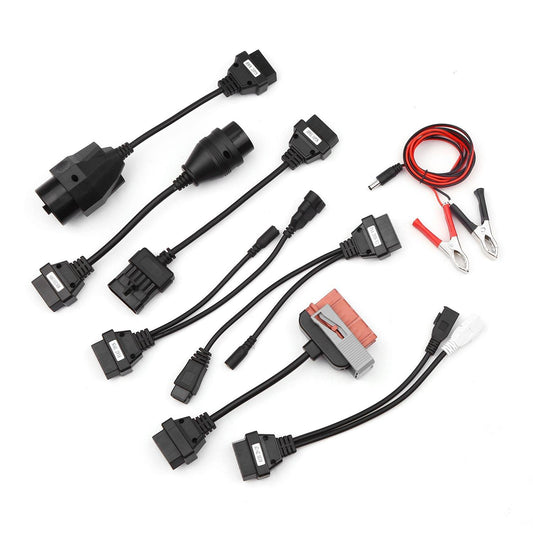 Car Cables Full Set 8pcs Auto Car Diagnostic Connector