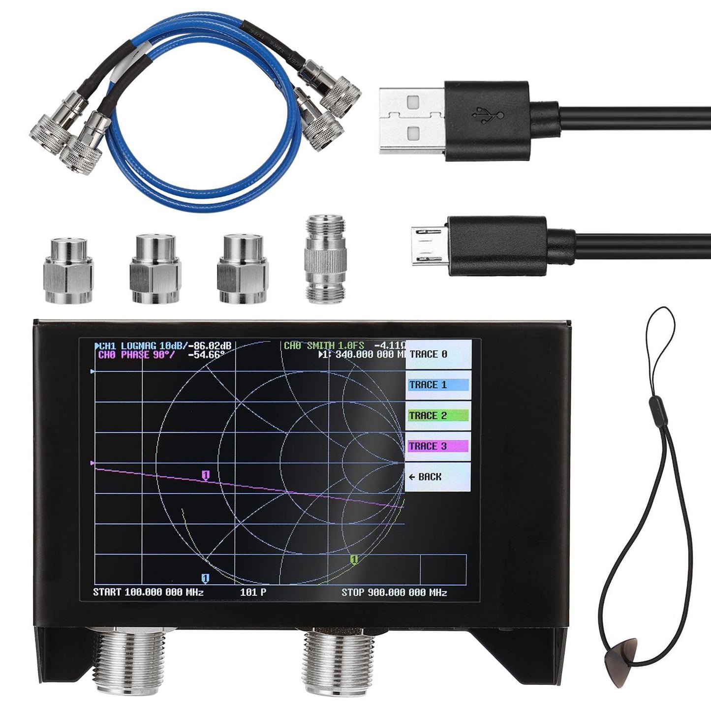 4.0 Inch Screen 3G Vector Network Analyzer SAA-2N NanoVNA V2