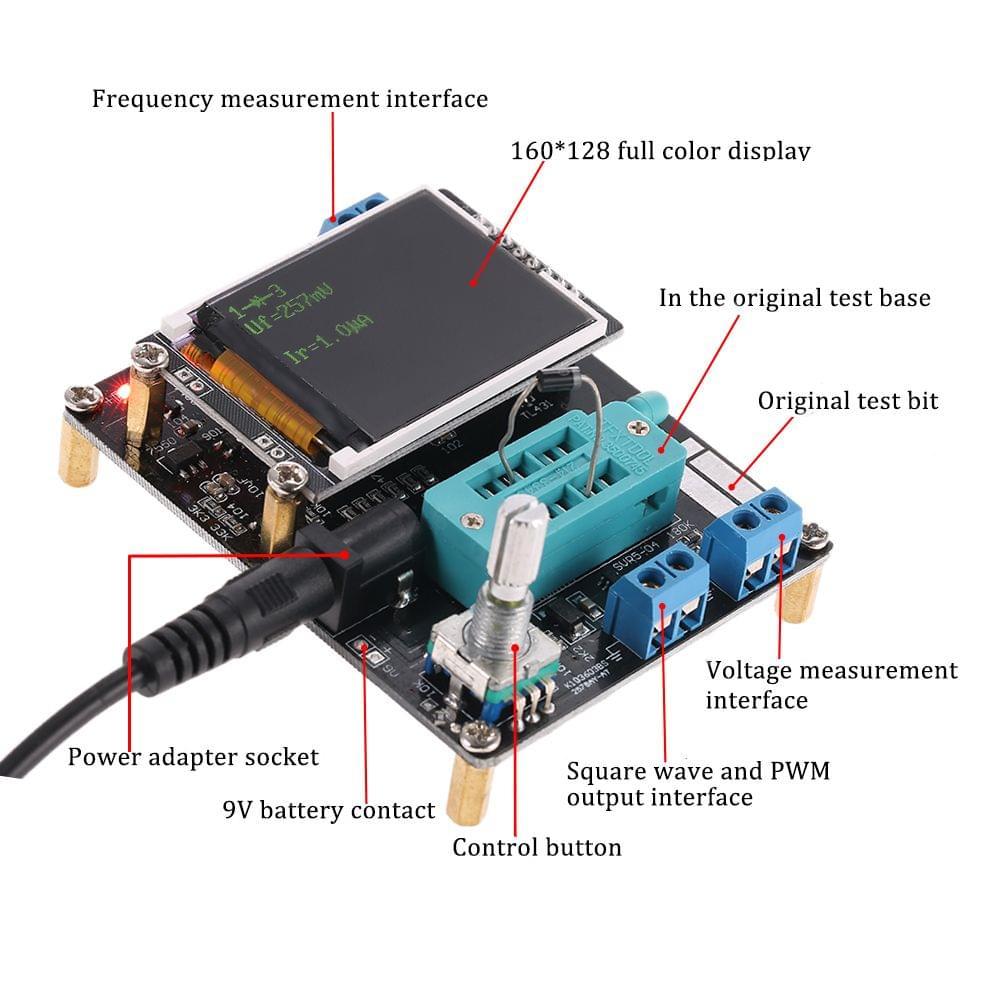 Multifunctional LCD GM328A Transistor Tester Diode