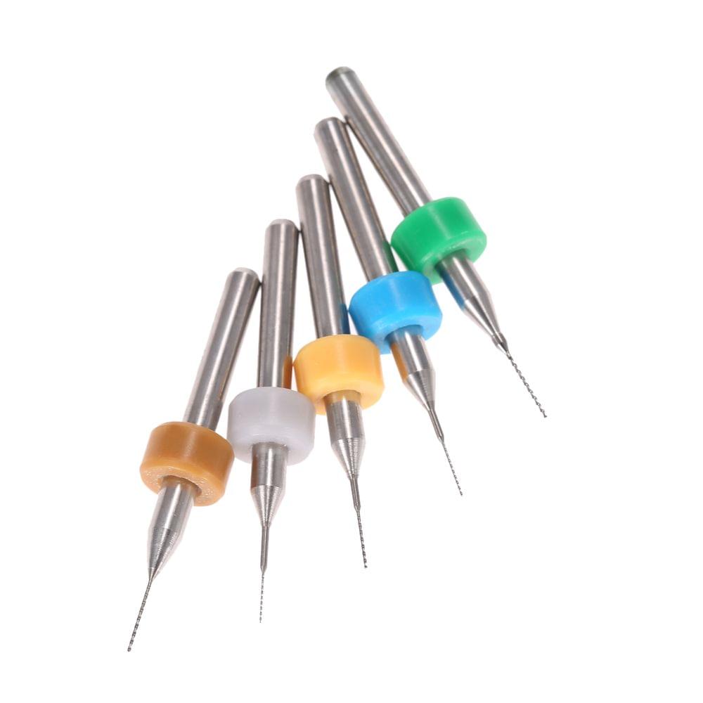 50pcs 0.25+0.3+0.35+0.4+0.45mm Tungsten Carbide Micro Drill