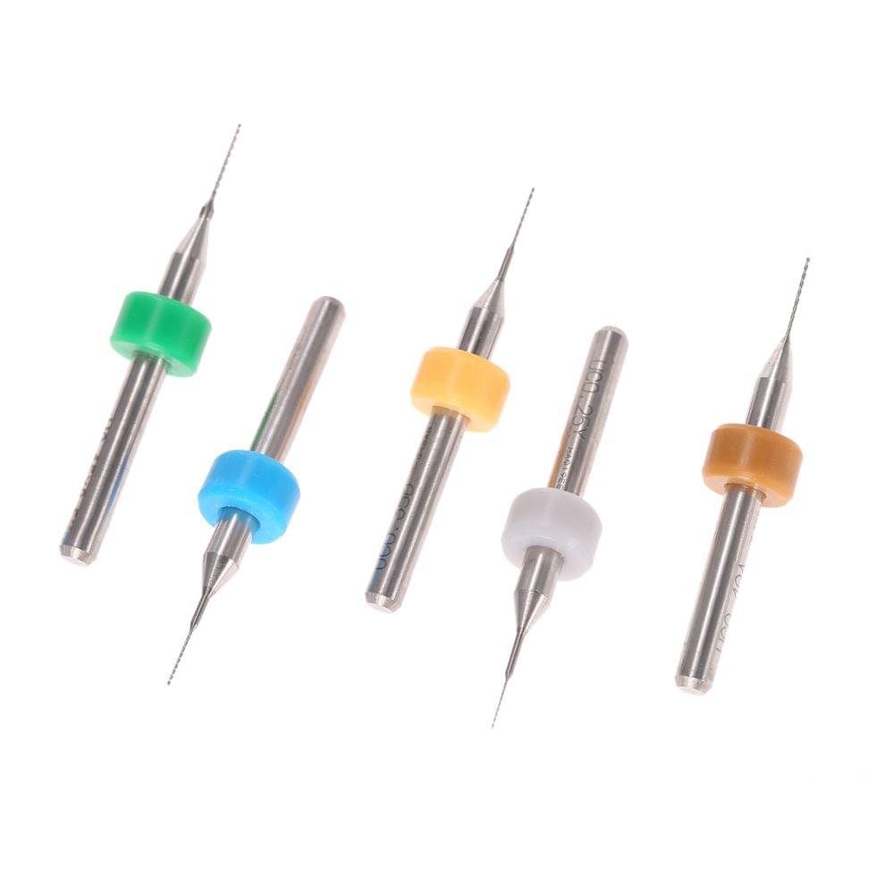 50pcs 0.25+0.3+0.35+0.4+0.45mm Tungsten Carbide Micro Drill