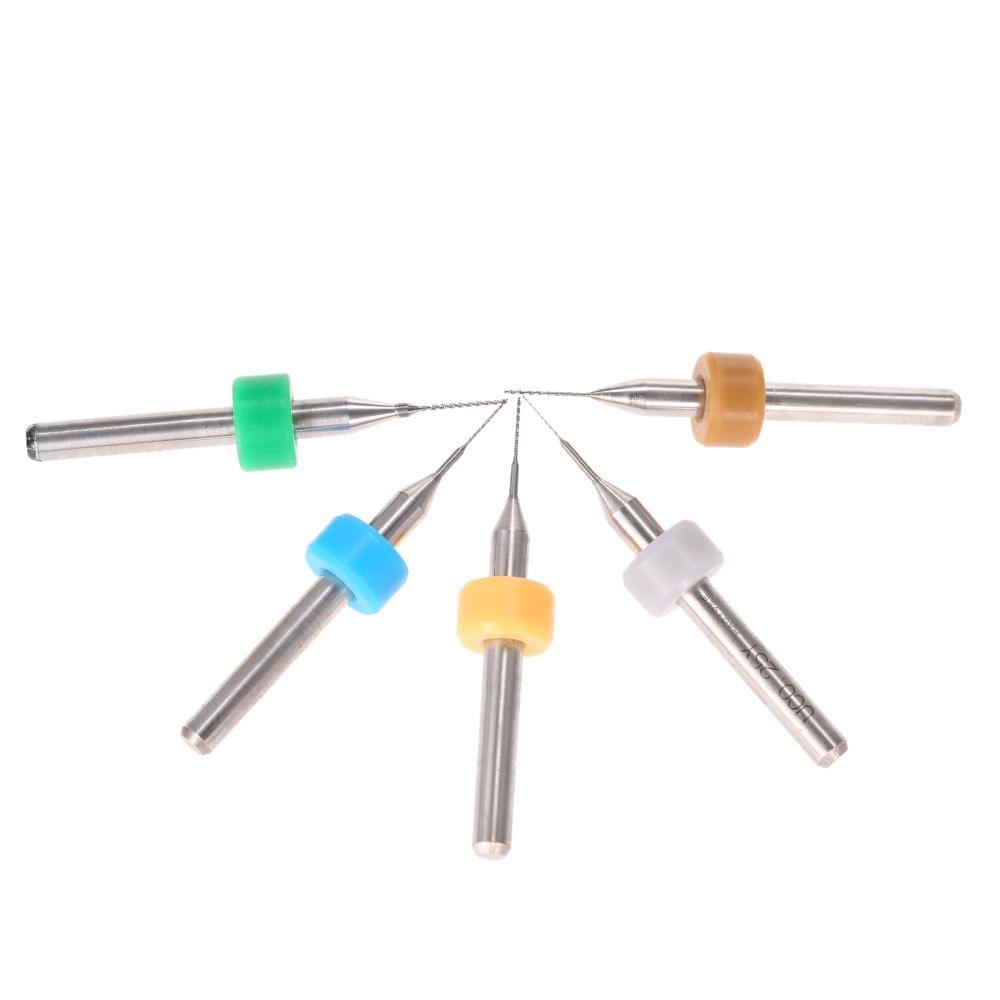 50pcs 0.25+0.3+0.35+0.4+0.45mm Tungsten Carbide Micro Drill