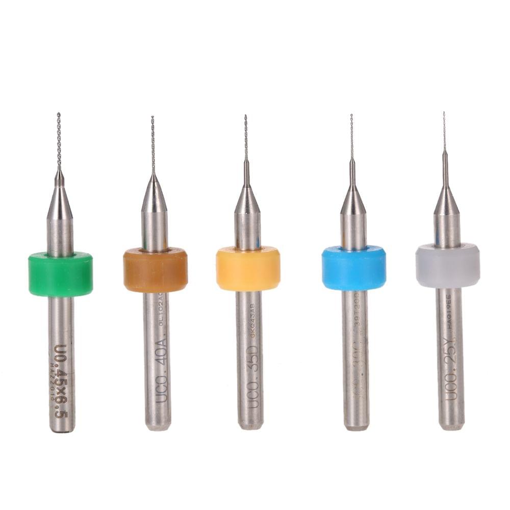 50pcs 0.25+0.3+0.35+0.4+0.45mm Tungsten Carbide Micro Drill