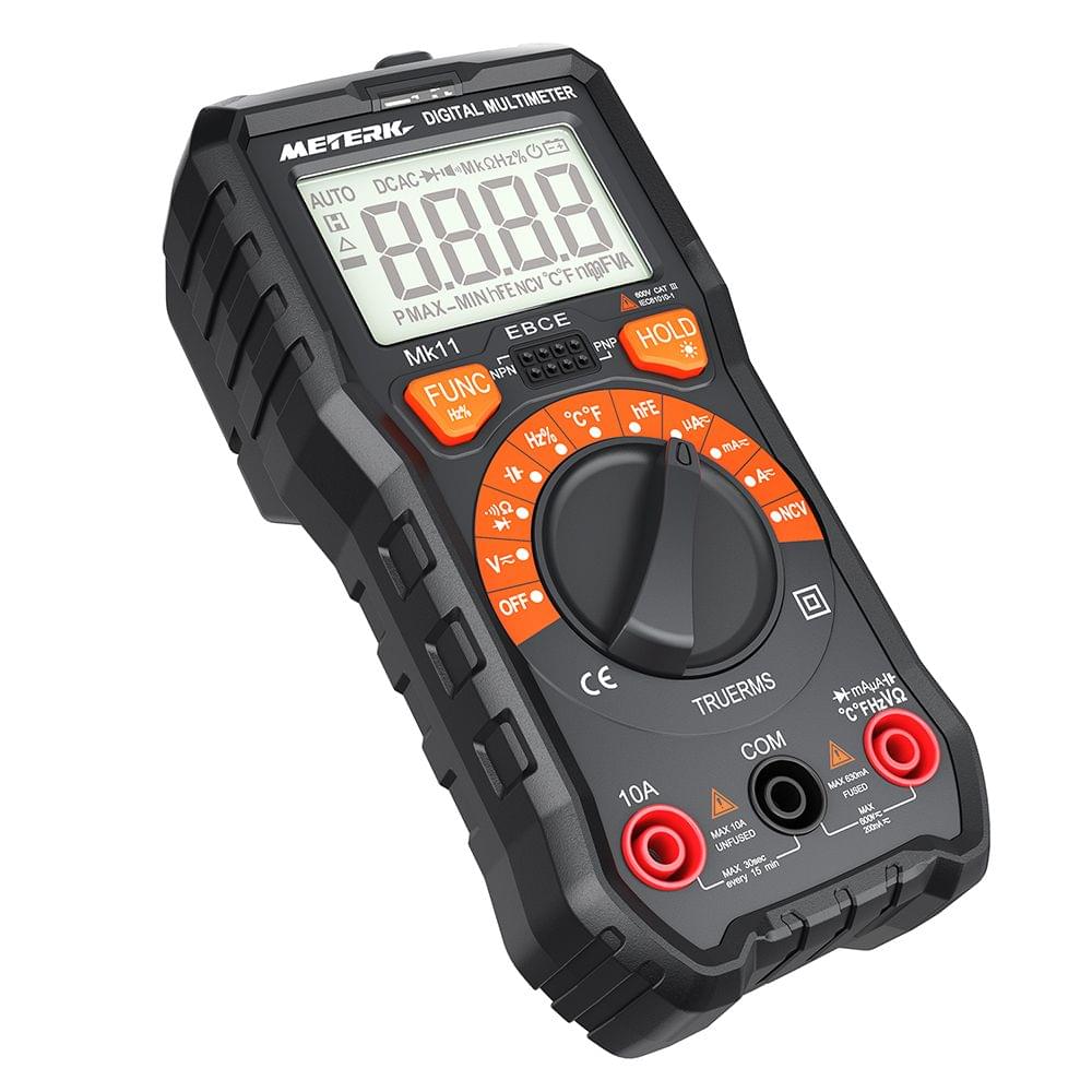 Meterk 2000 Counts Digital Multimeter True RMS