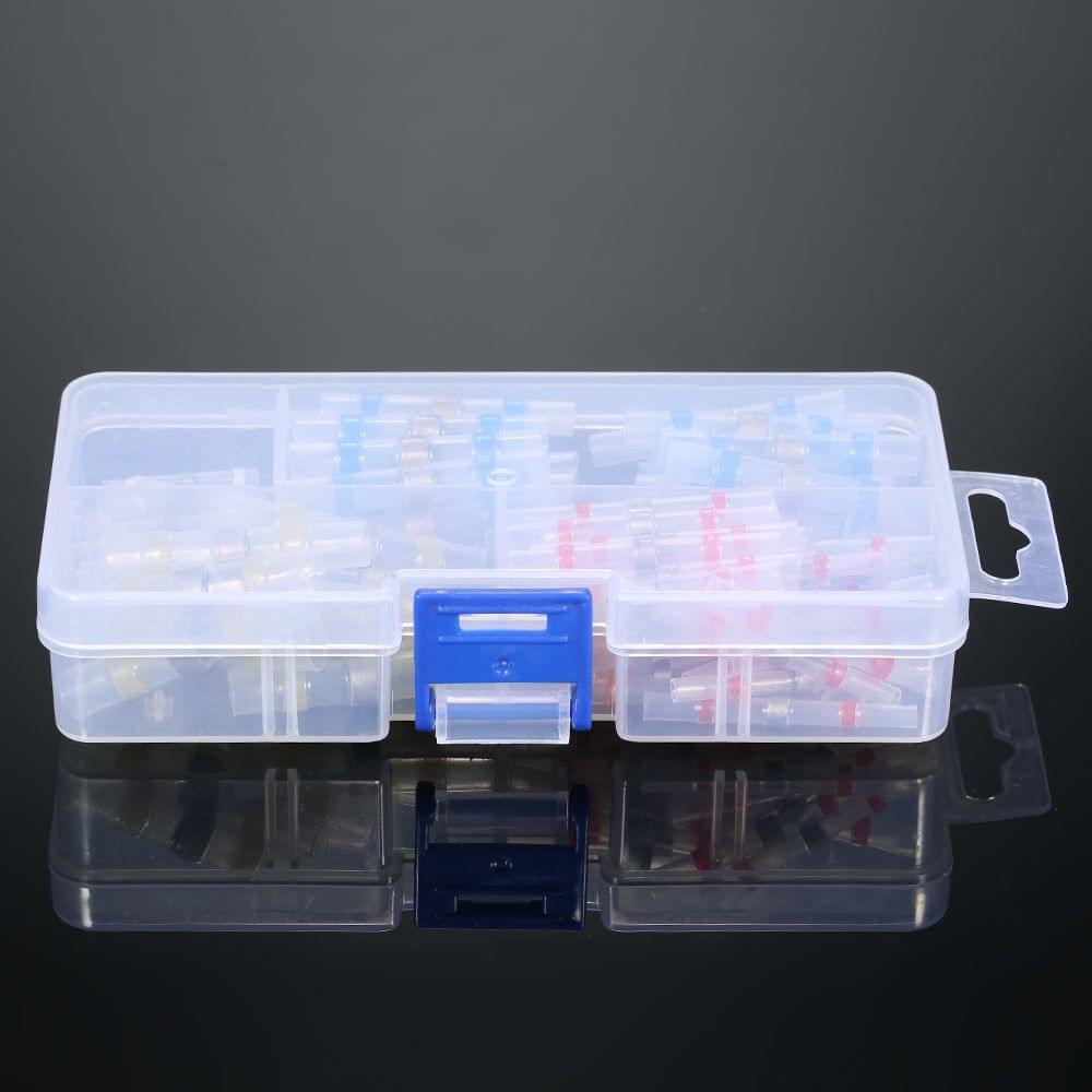 100PCS Solder Seal Wire Connectors Heat Shrink Butt