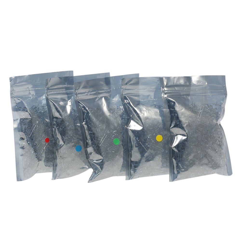 1000pcs 5mm Red/Green/Blue/Yellow/White Round Water Clear