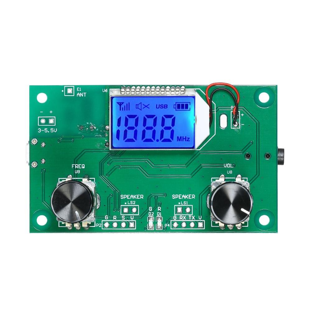 DSP&PLL LCD Digital Stereo FM Radio Wireless Receiver Module