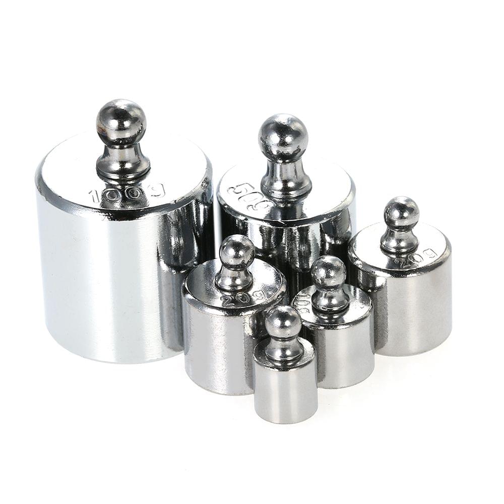 6pcs Weight 5g 10g 2x20g 50g 100g Grams Precision