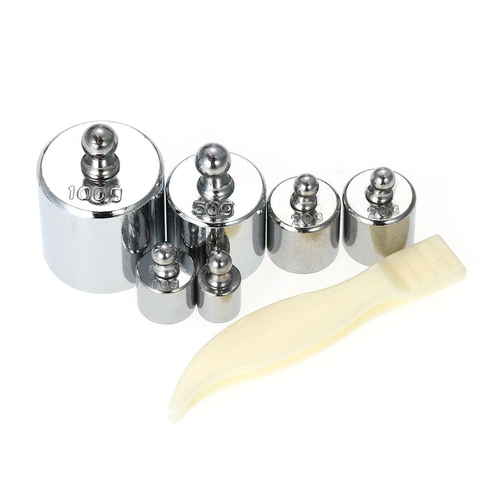 6pcs Weight 5g 10g 2x20g 50g 100g Grams Precision