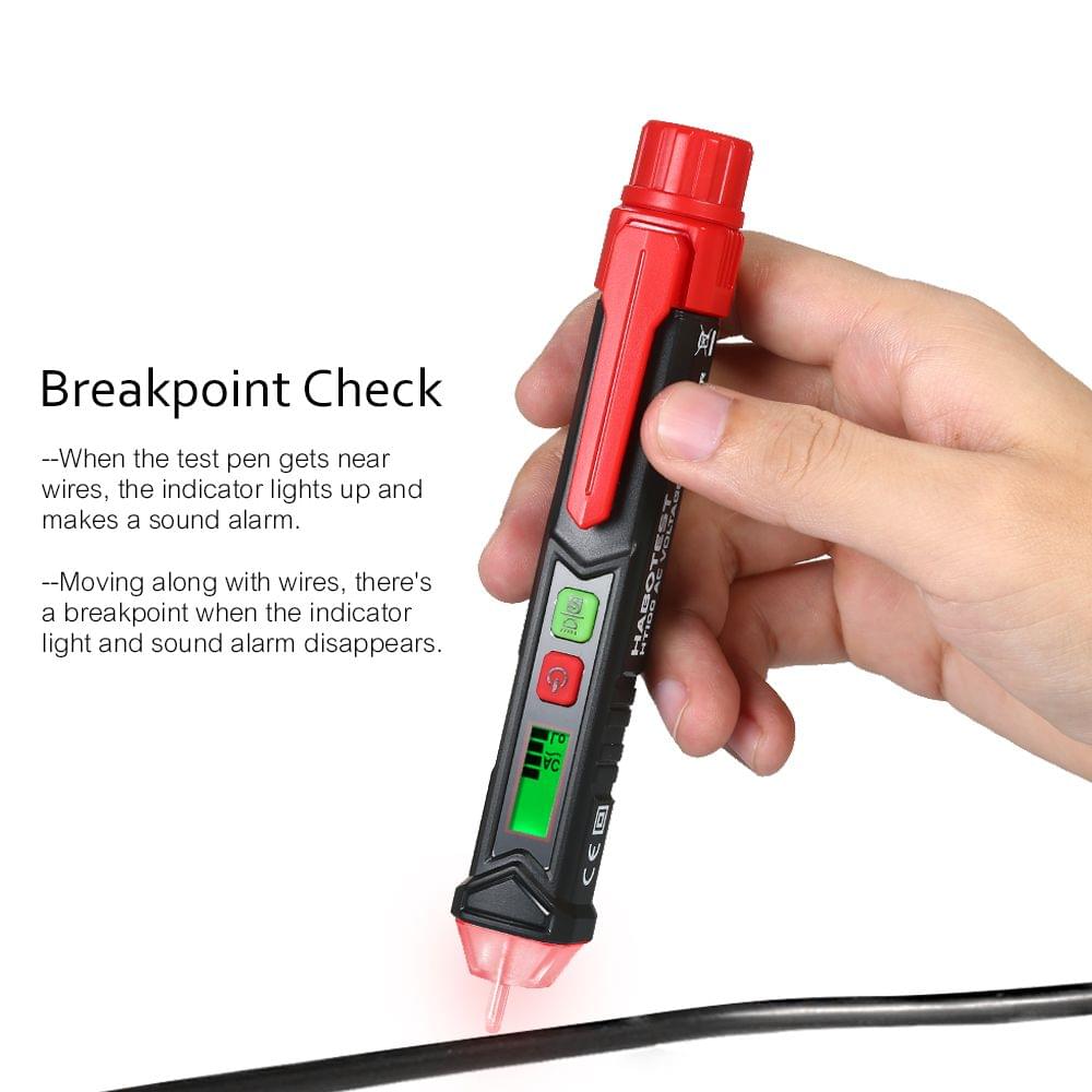 HABOTEST Portable Non-contact AC Voltage Tester Pen Shaped