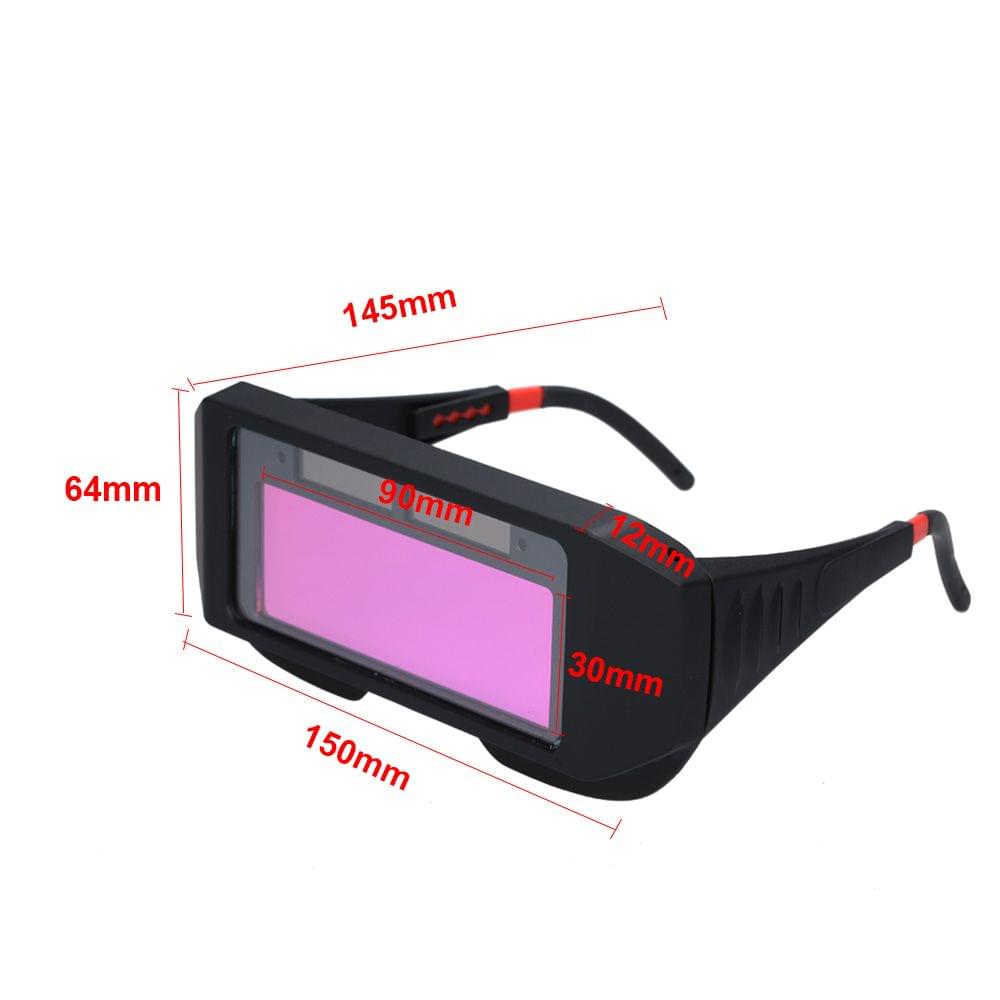 Solar Powered Auto Darkening Welding Glass Photoelectric