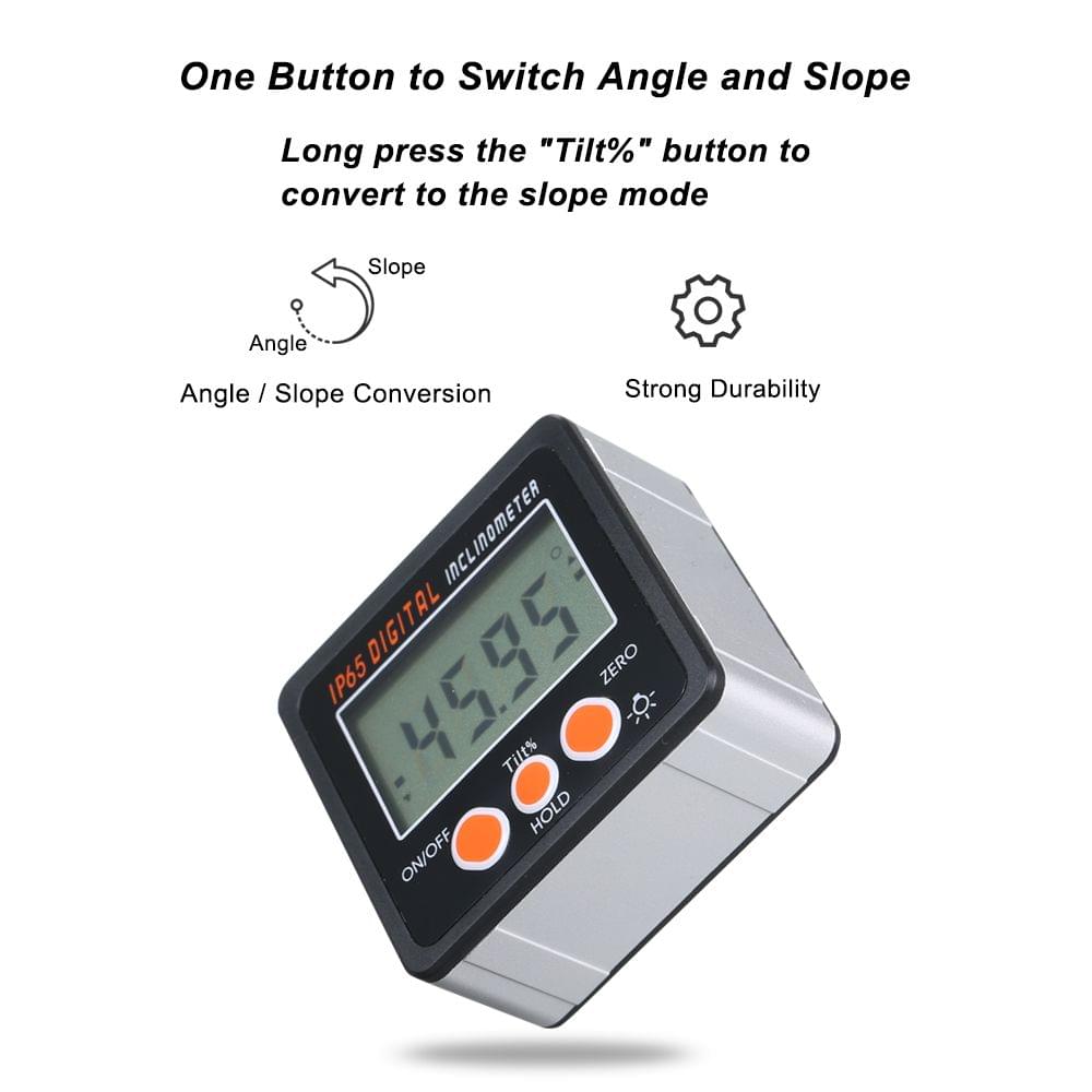 Multi-functional Digital Inclinometer IP65 Waterproof