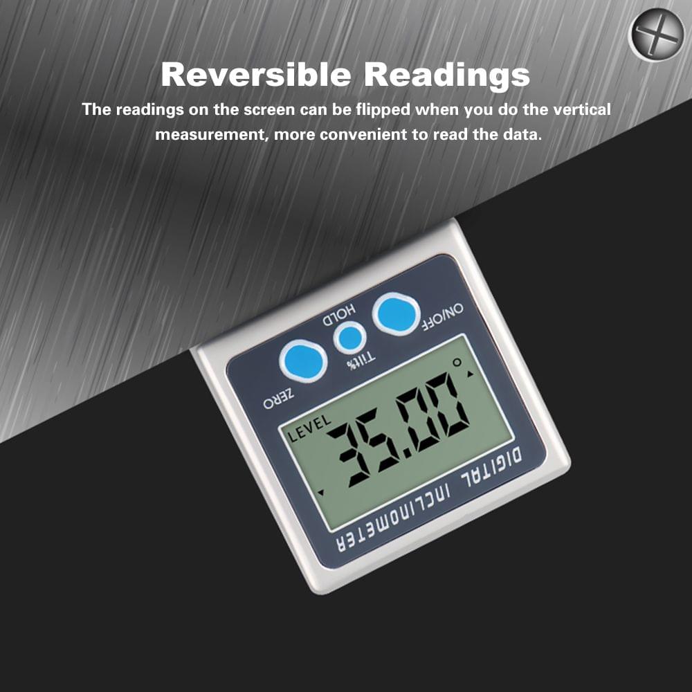 Multi-functional Digital Inclinometer Zinc Alloy Shell 360? - Type 1
