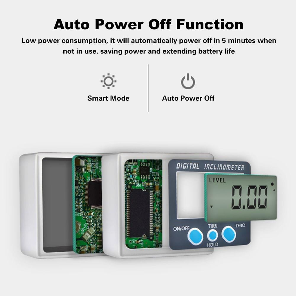 Multi-functional Digital Inclinometer Zinc Alloy Shell 360? - Type 1
