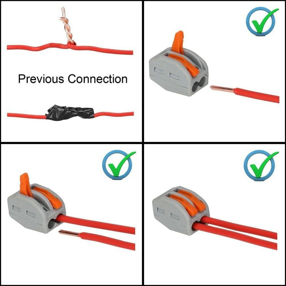 Flame Retardant Cable Connector Set Universal Fast Electric - 5