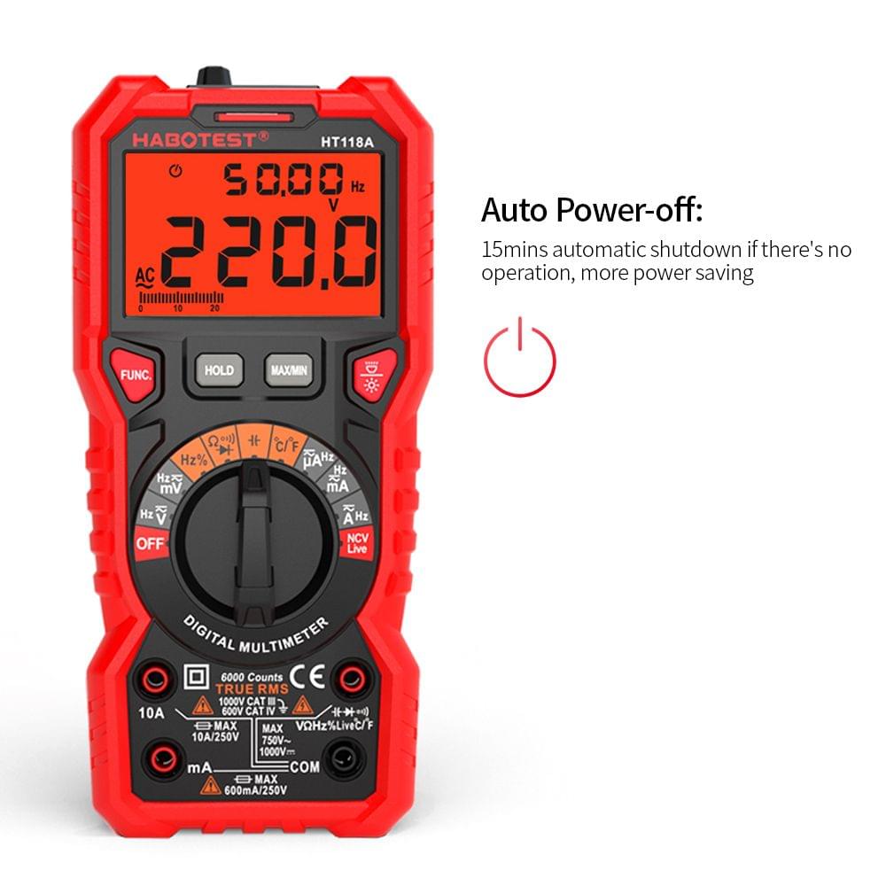 HABOTEST HT118A Digital Multimeter Auto Range Multi-meter
