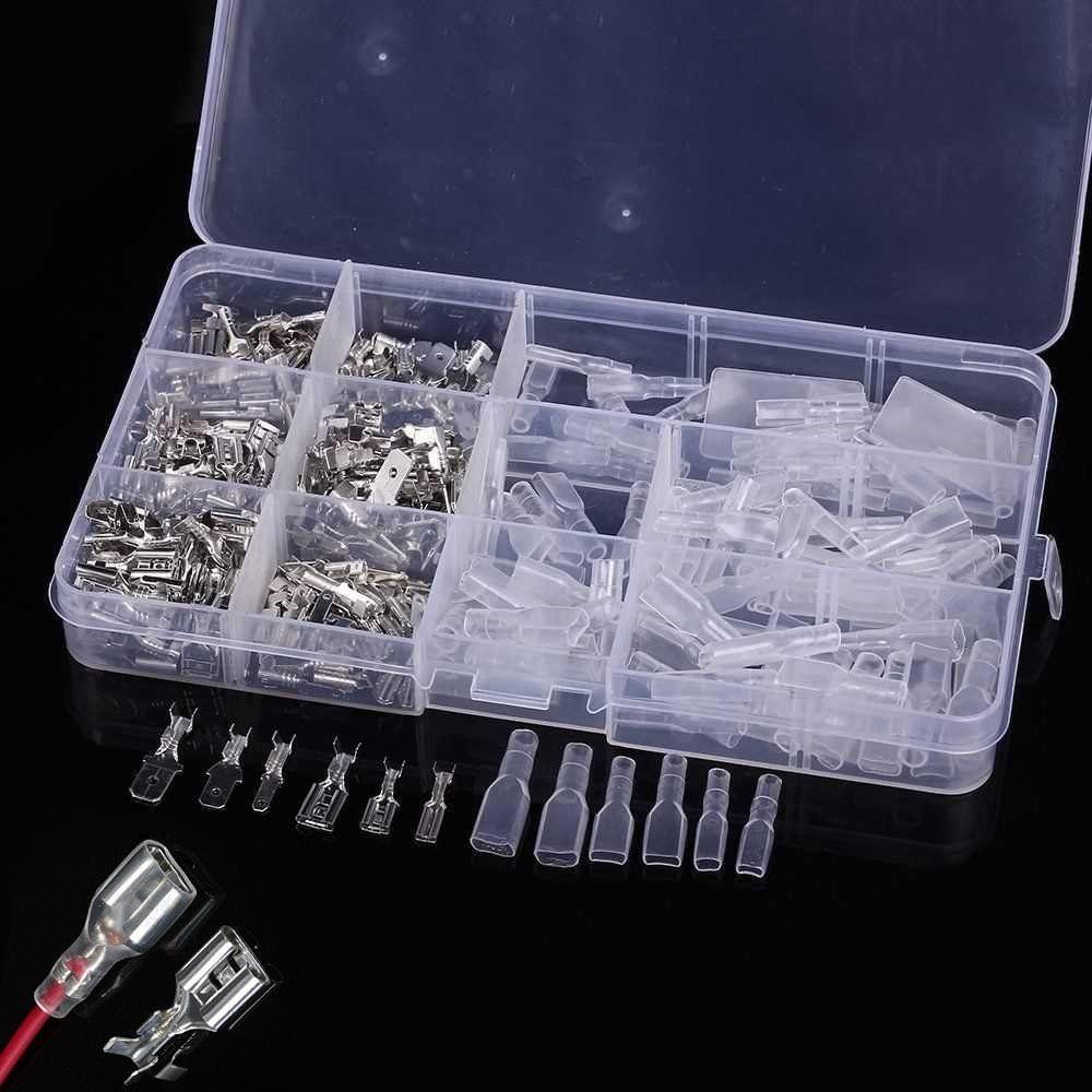 270pcs Electrical Wire Crimp Terminal Connector Male Female