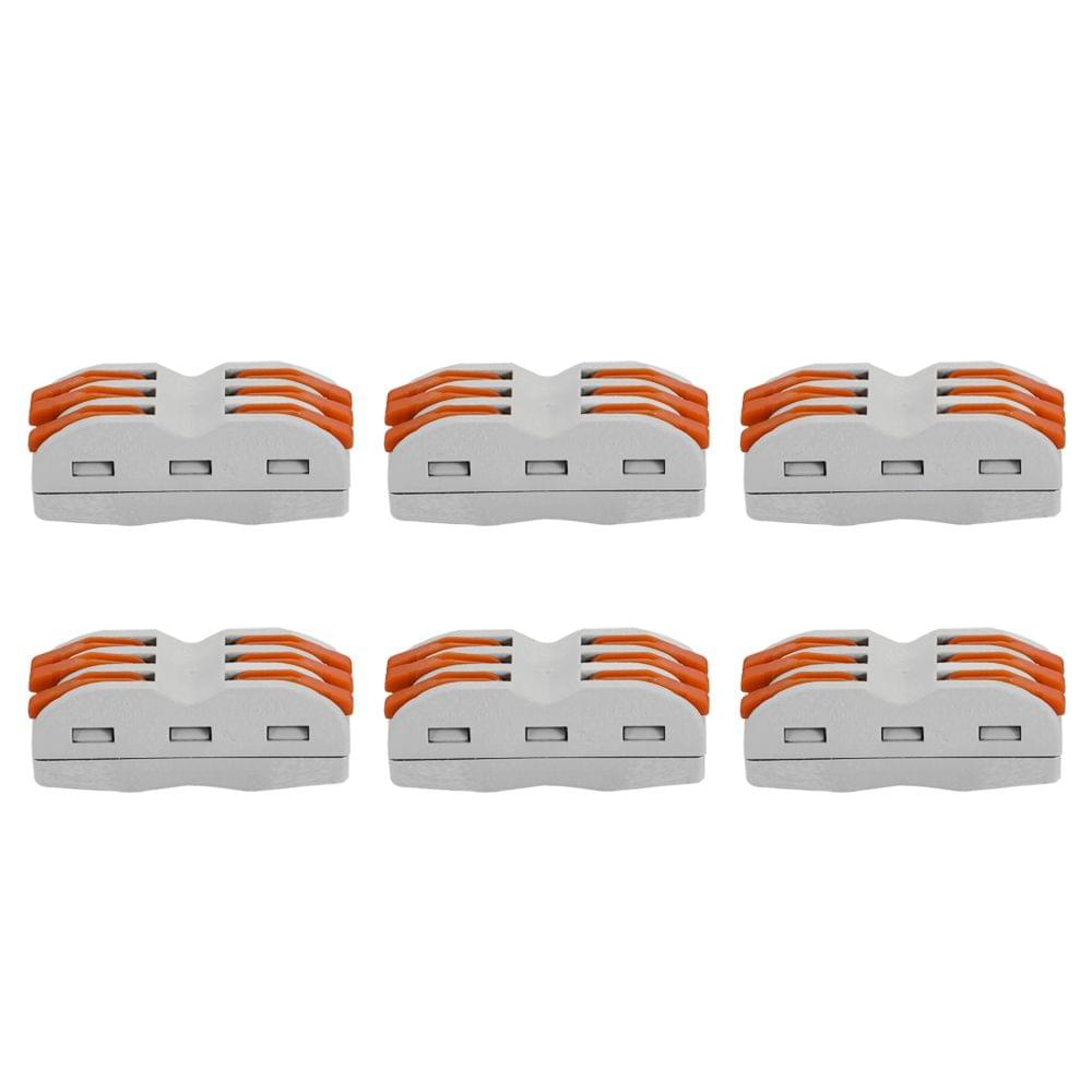 9pcs 6-Way Flame Retardant Cable Connector Box Set Universal