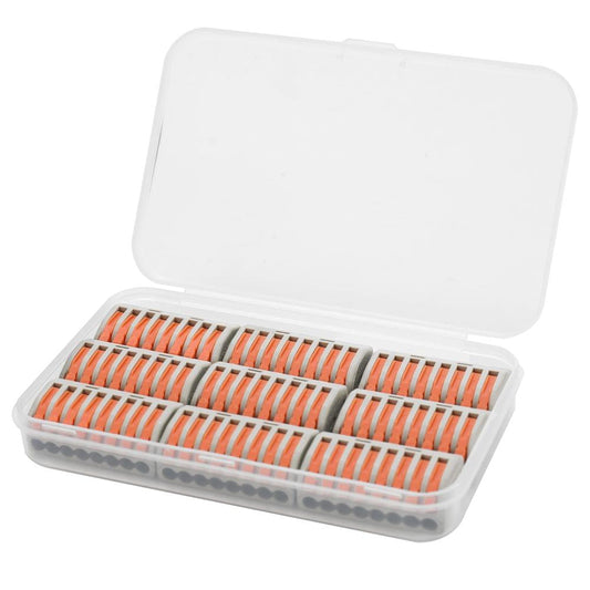 9pcs 8-Way Flame Retardant Cable Connector Box Set Universal