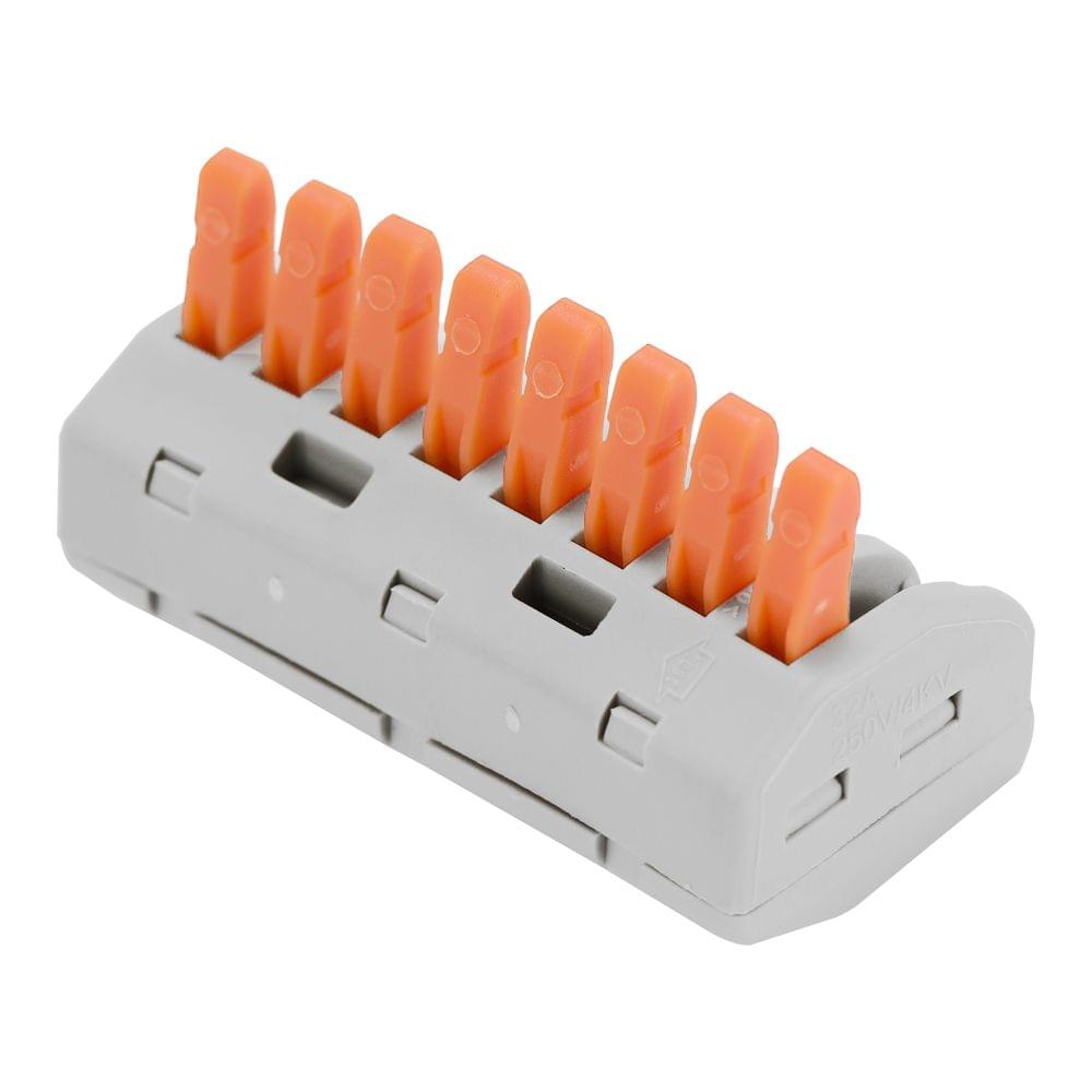 9pcs 8-Way Flame Retardant Cable Connector Box Set Universal