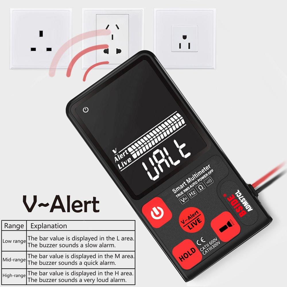 ADMS7CL 3.5 Inch Intelligent Automatic Digital Multimeter