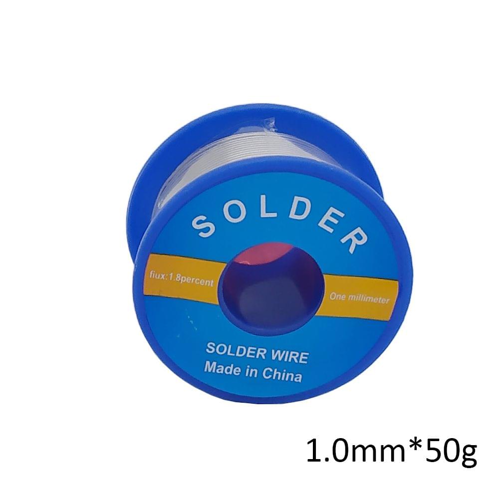 60/40 Tin Lead Solder Wire with Rosin for Electrical - 50g