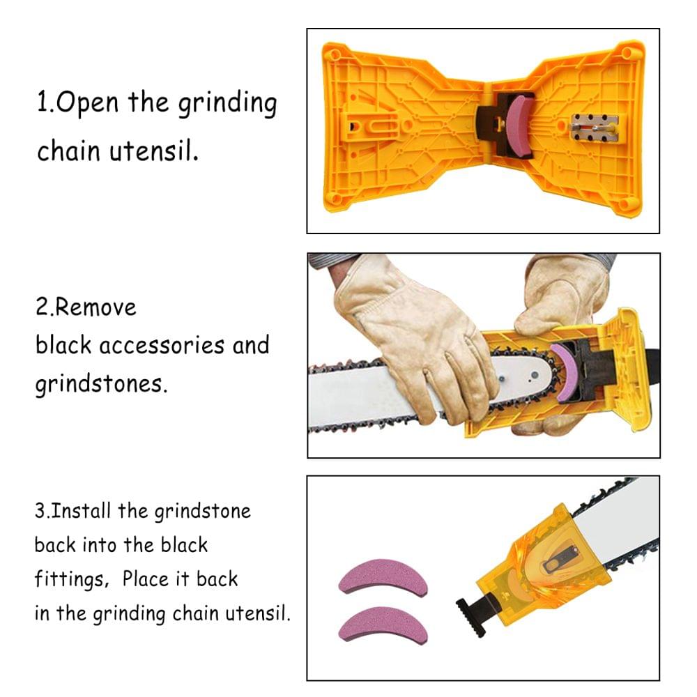 Chainsaw Chain Sharpening Kit for Saw Chain Sharpener - 1