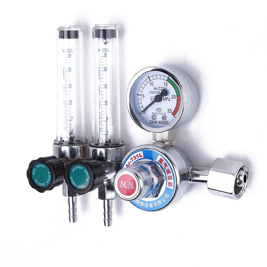 Double Pipe Argon Regulator Gas Pressure Reducing Valve