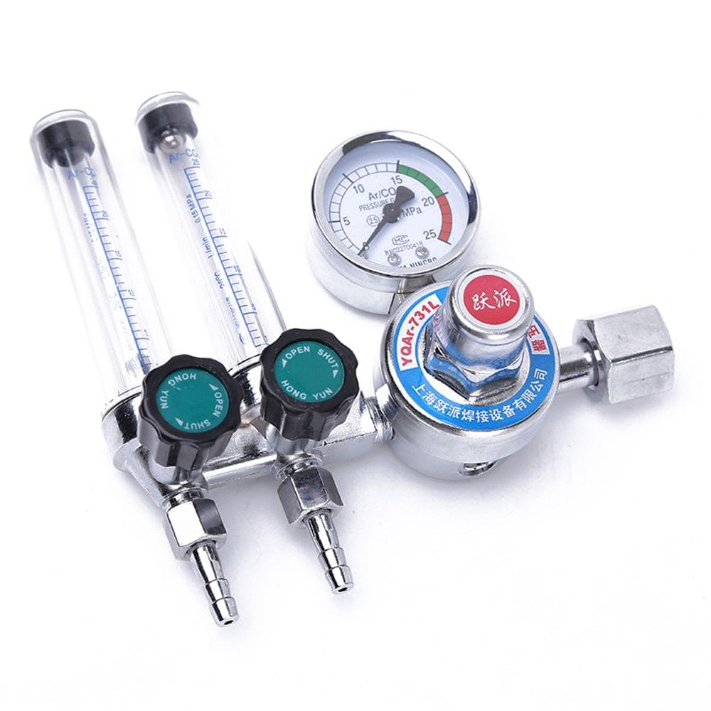 Double Pipe Argon Regulator Gas Pressure Reducing Valve