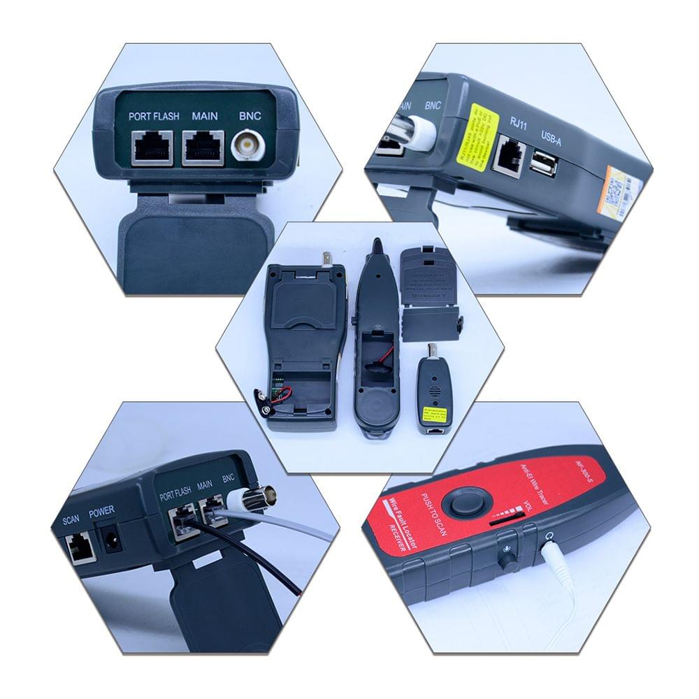 Multi-functional LCD Network Cable Tester RJ11 RJ45 Wire