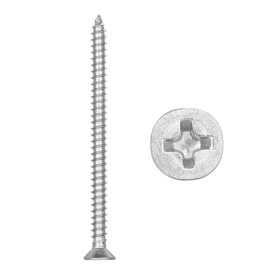 A2 DIN7982 #6 304 3.5mm Stainless Steel Screw Countersunk - 3.5mmx50mm