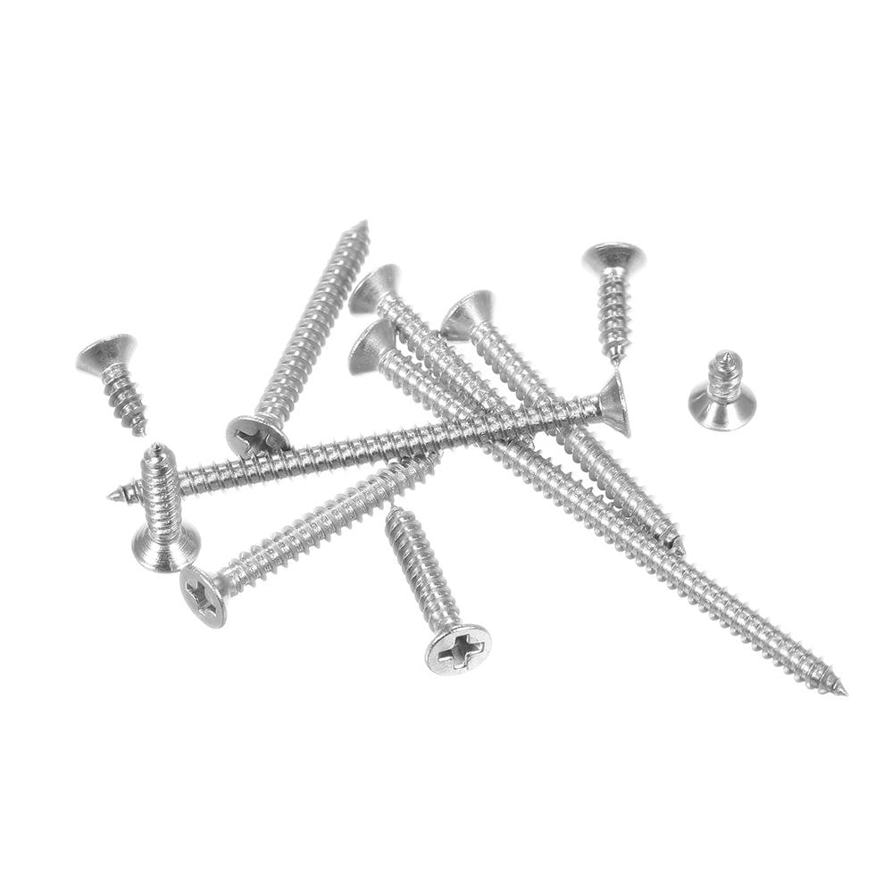 A2 DIN7982 #6 304 3.5mm Stainless Steel Screw Countersunk - 3.5mmx50mm