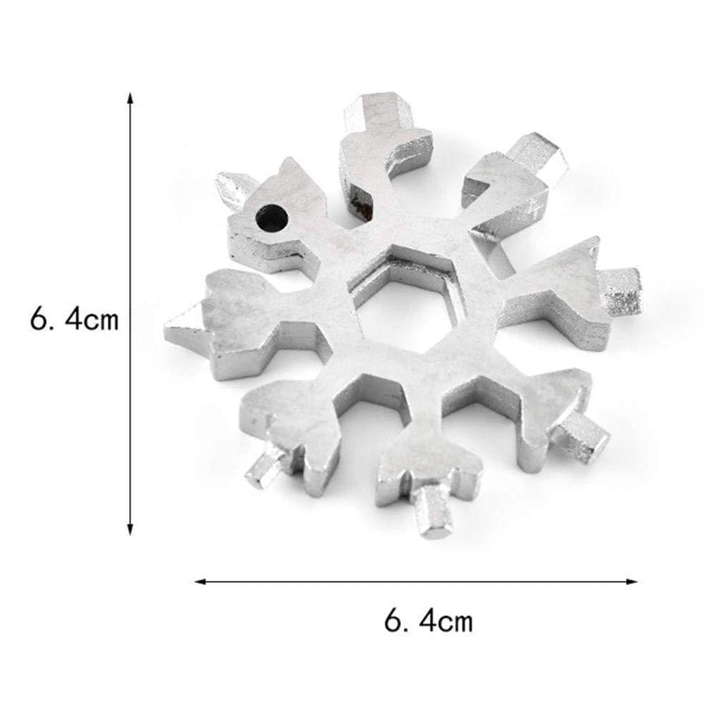18 in 1 Snowflake Multi-tool Pocket Tool Spanner Hex Wrench