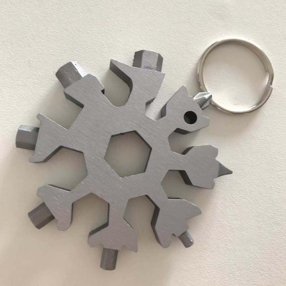 18 in 1 Snowflake Multi-tool Pocket Tool Spanner Hex Wrench