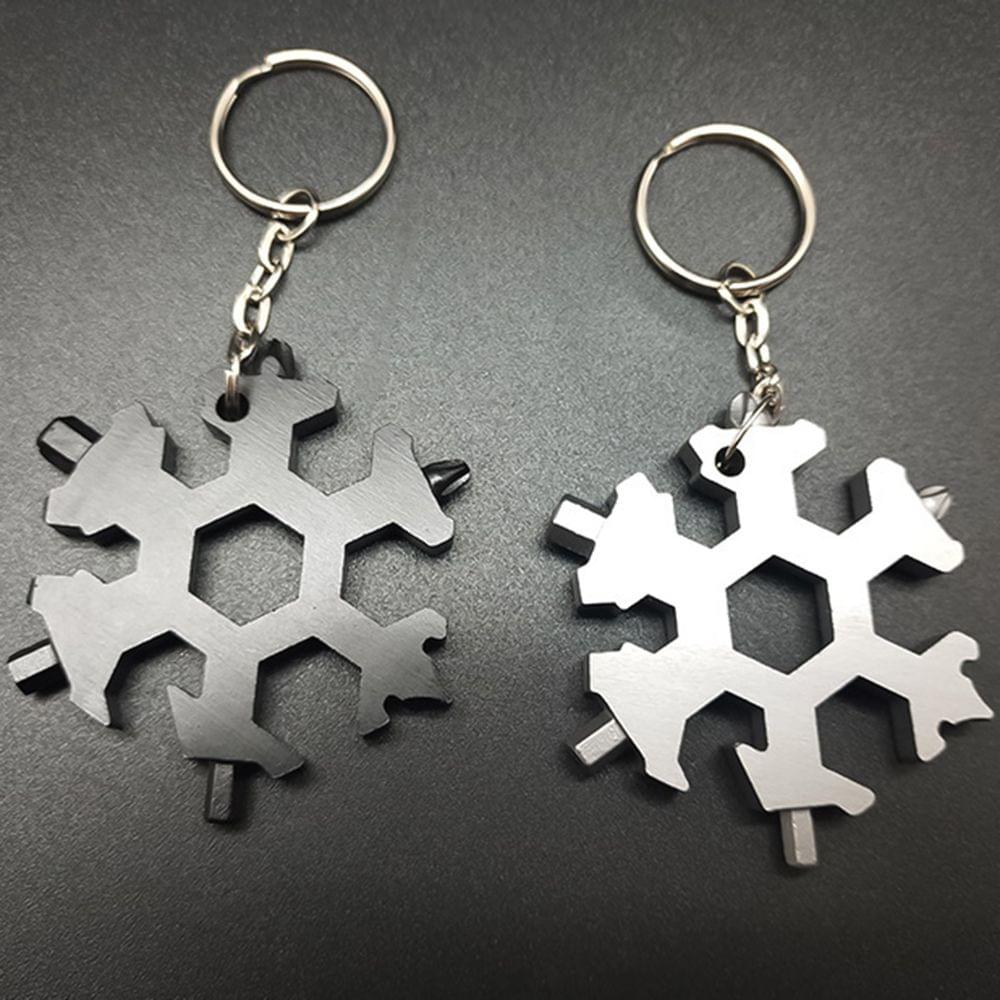 18 in 1 Snowflake Multi-tool Pocket Tool Spanner Hex Wrench