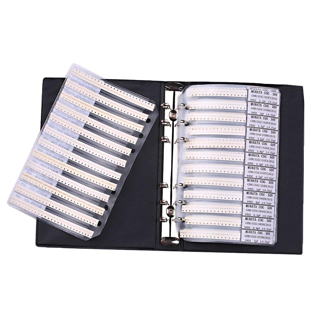 Sample Book 0201 0402 0603 0805 1206 Capacitor Kit SMD SMT - Model 0402