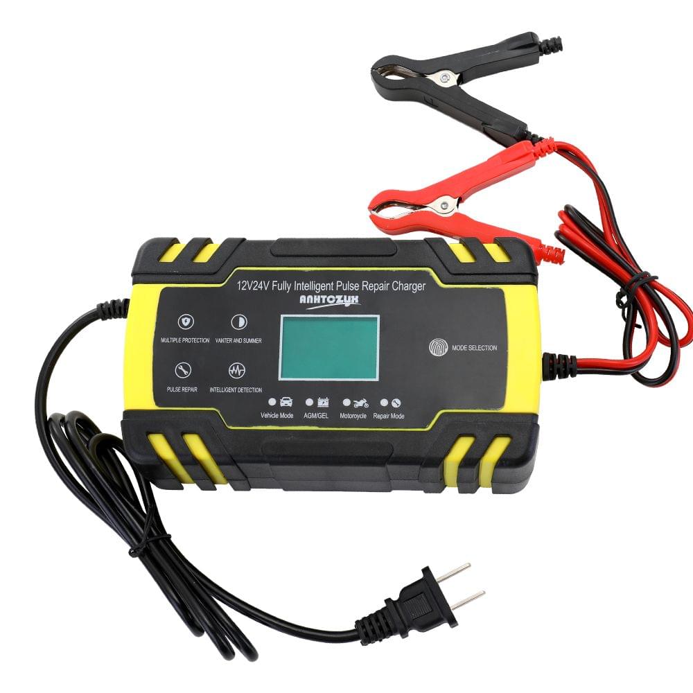 Mini Size Portable 12V/24V Car Cell Charger Adapter Power - US Plug