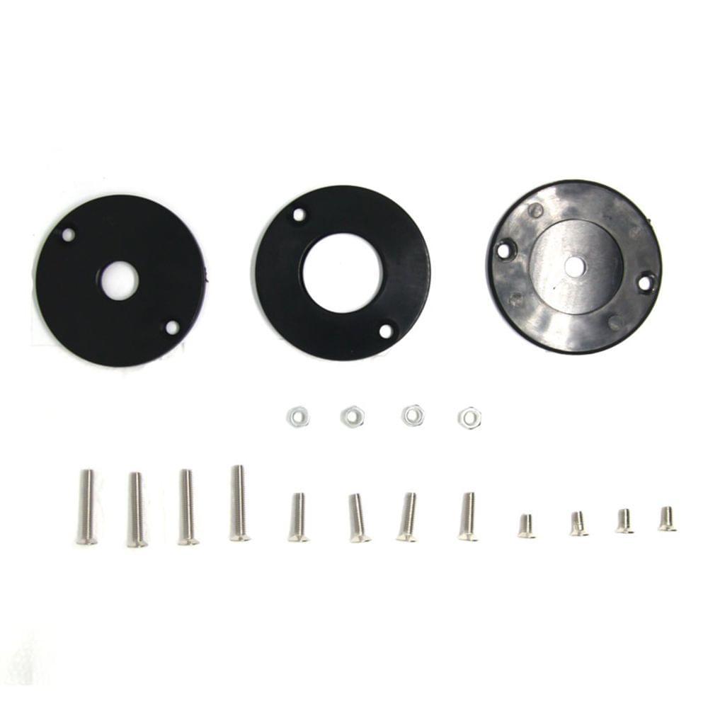 Aluminum Router Table Insert Plate with 4 Rings and Screws