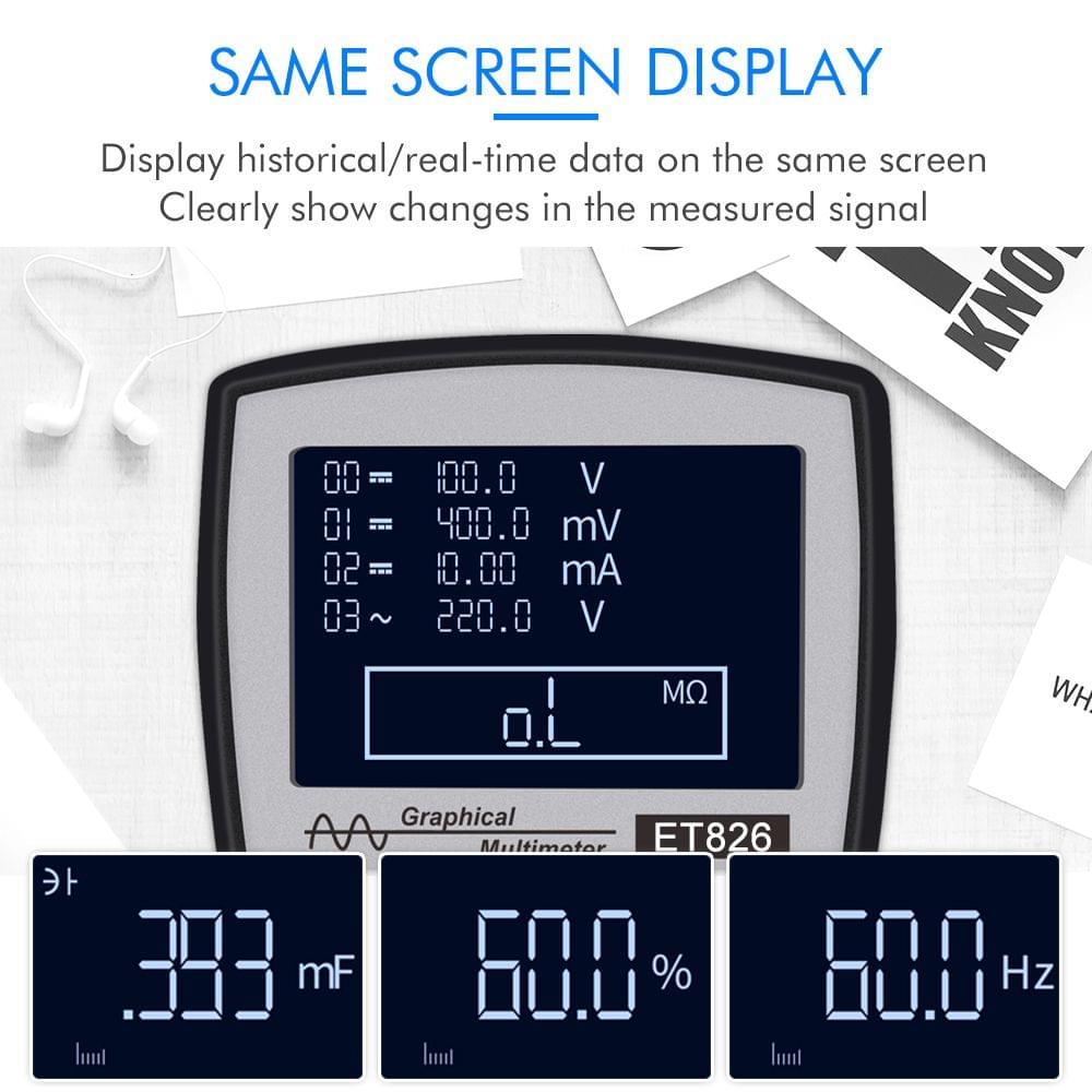 2-in-1 Intelligent Digital Oscilloscope Multimeter DC/AC