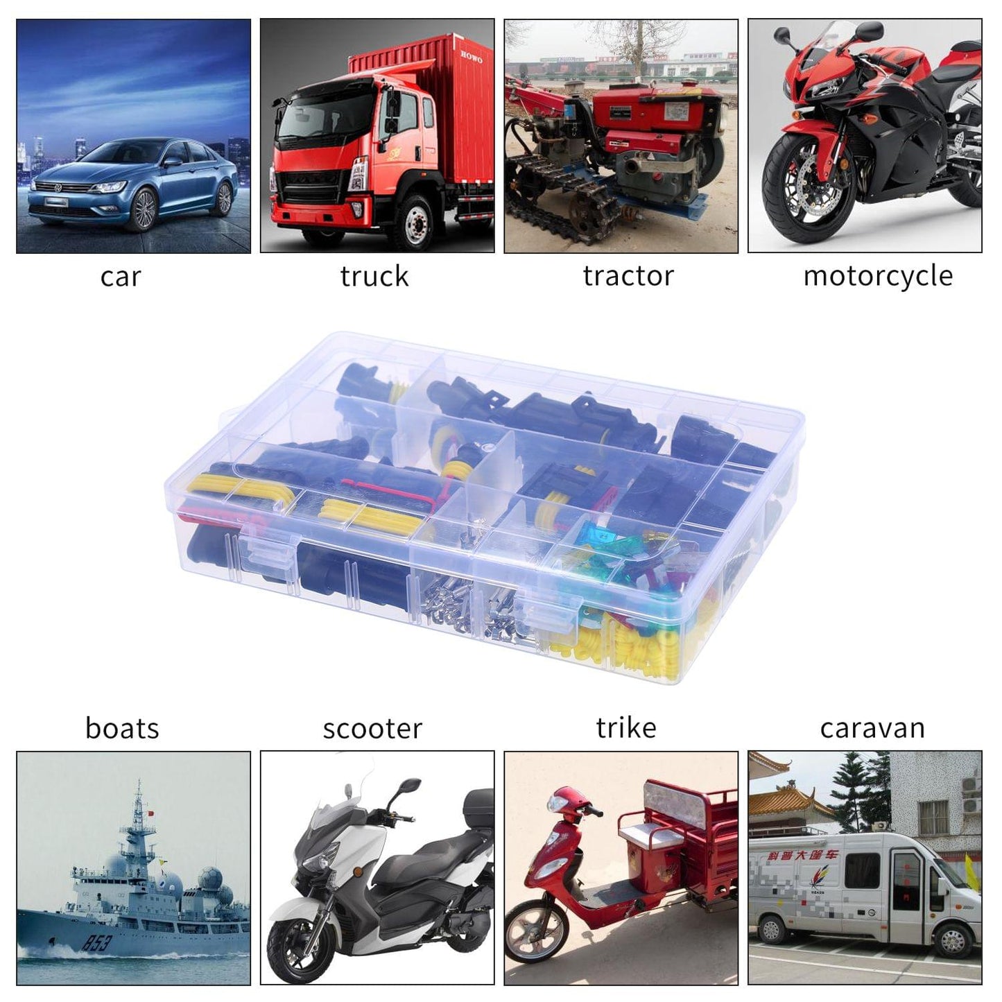 AMP1P 2P 3P 4P 5P 6P Waterproof Car Auto Electrical Wire