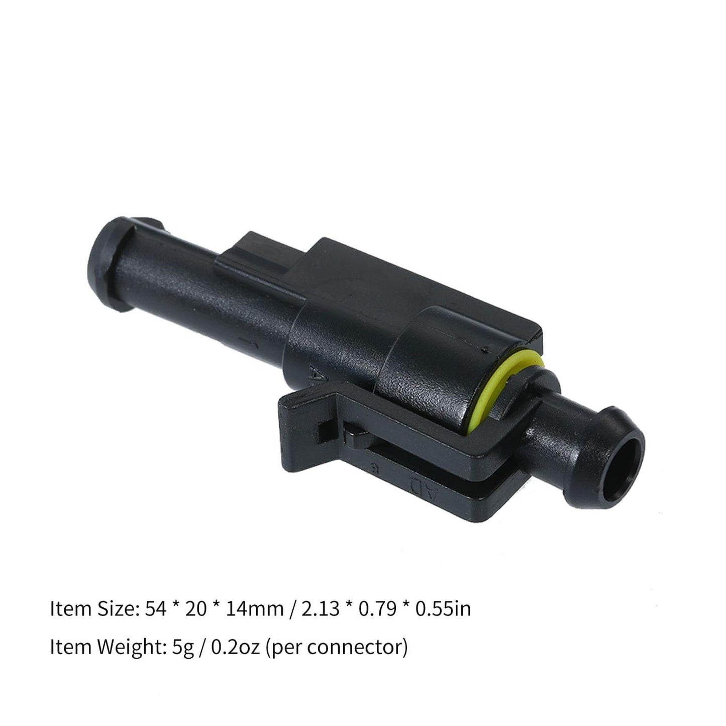 5pcs 1-Pin Way Waterproof Electrical Connector Plug with - 1P