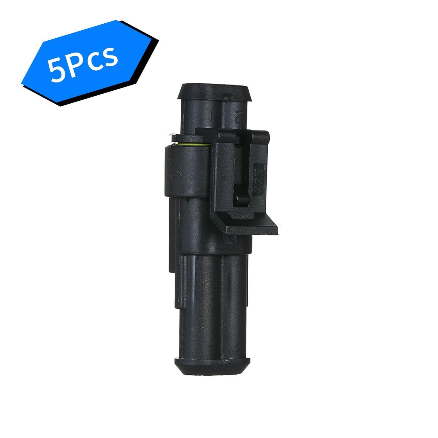 5pcs 2-Pin Way Waterproof Electrical Connector Plug with - 2P