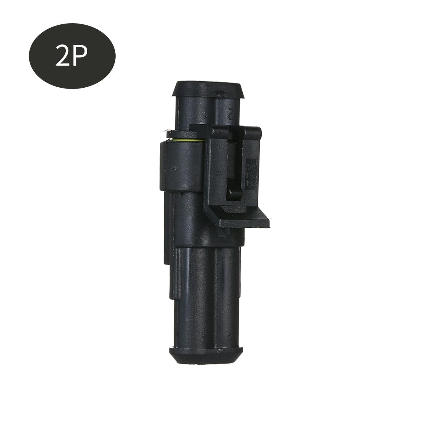 5pcs 2-Pin Way Waterproof Electrical Connector Plug with - 2P