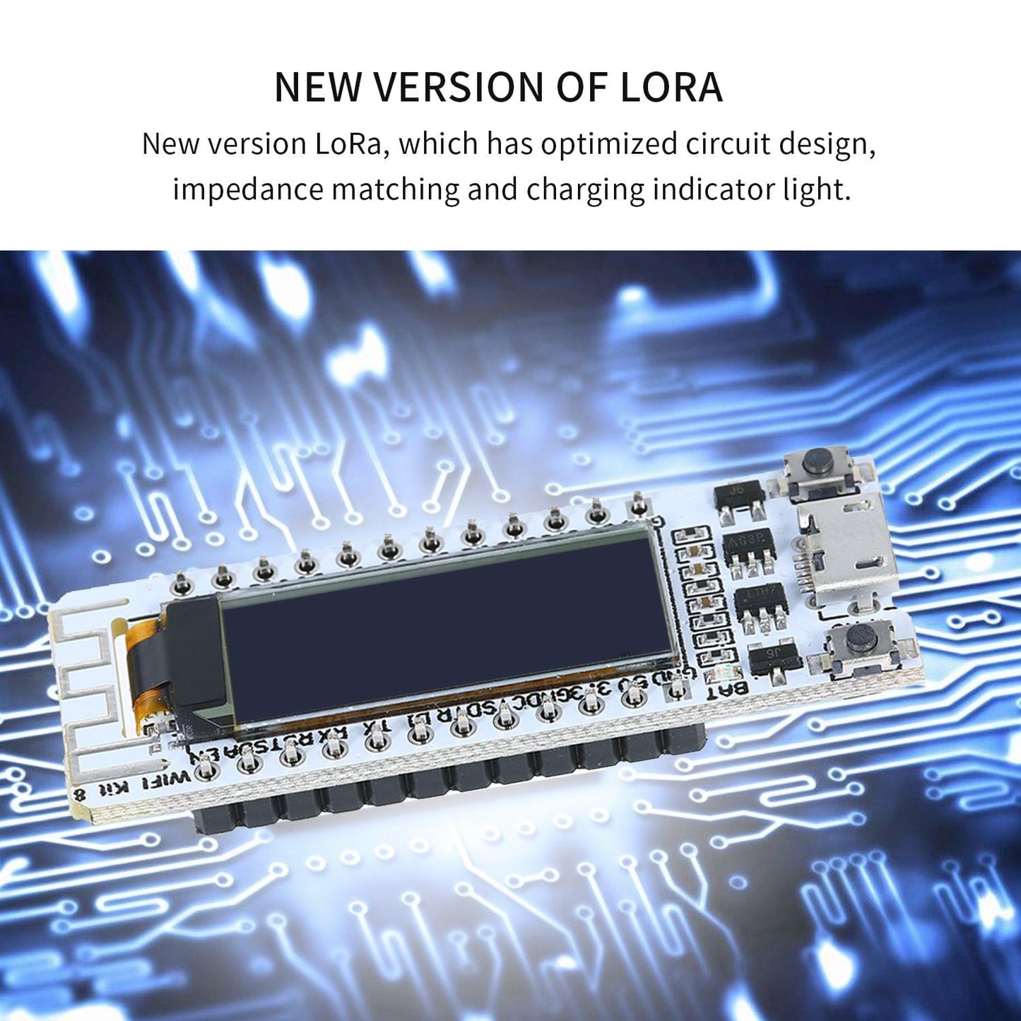 ESP8266 W-F- Wireless BT Development Board OLED 0.96" - ESP8266