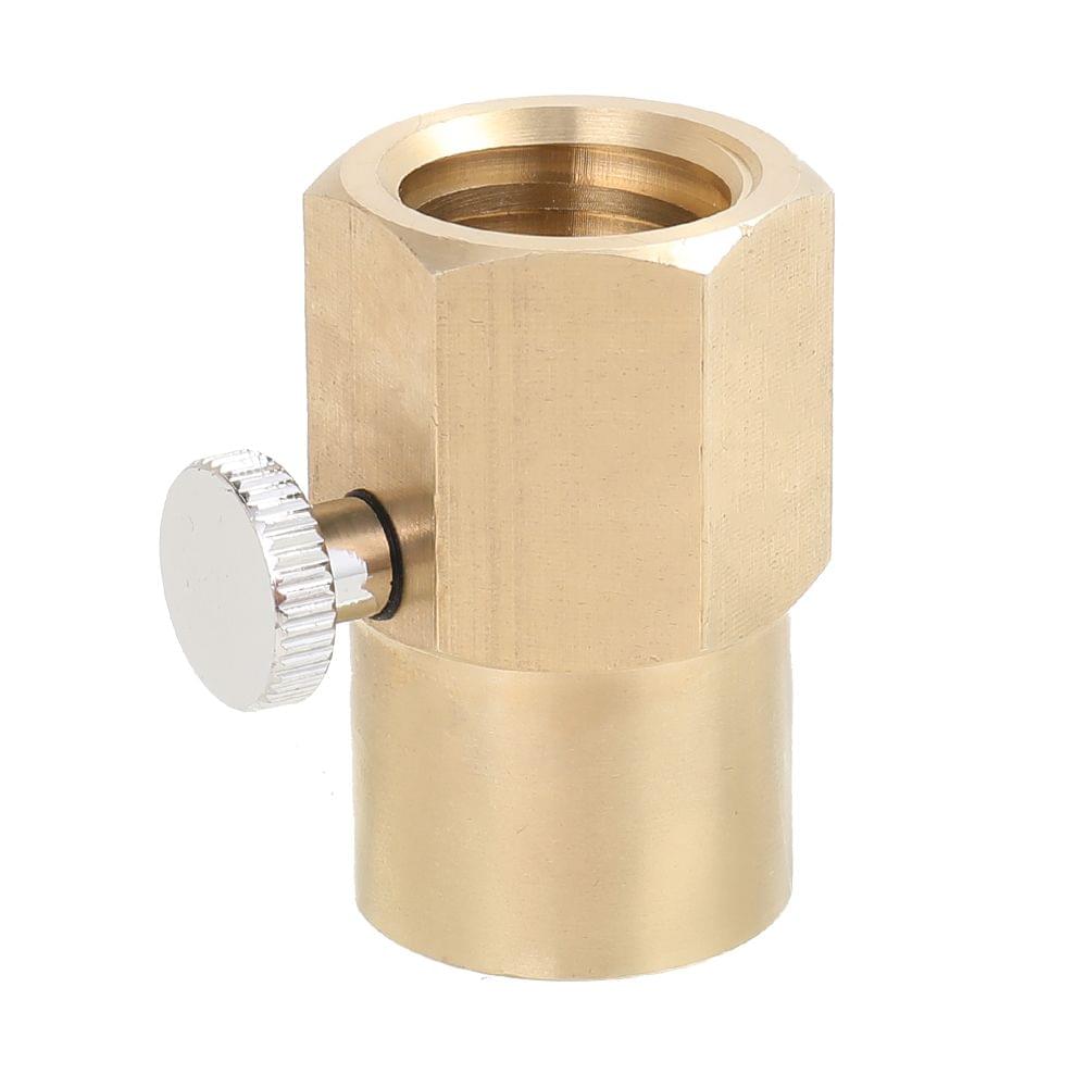 Brass Adapter for Refill Soda Stream and Soda Club W21.8-14